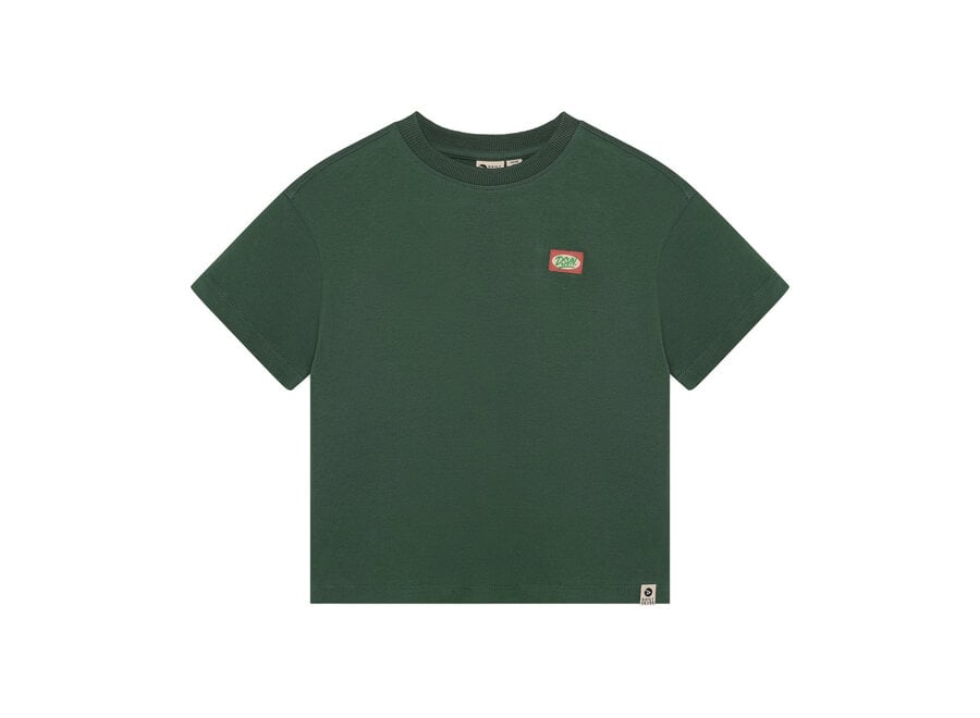 Oversized T-shirt Backprint - Jungle Green