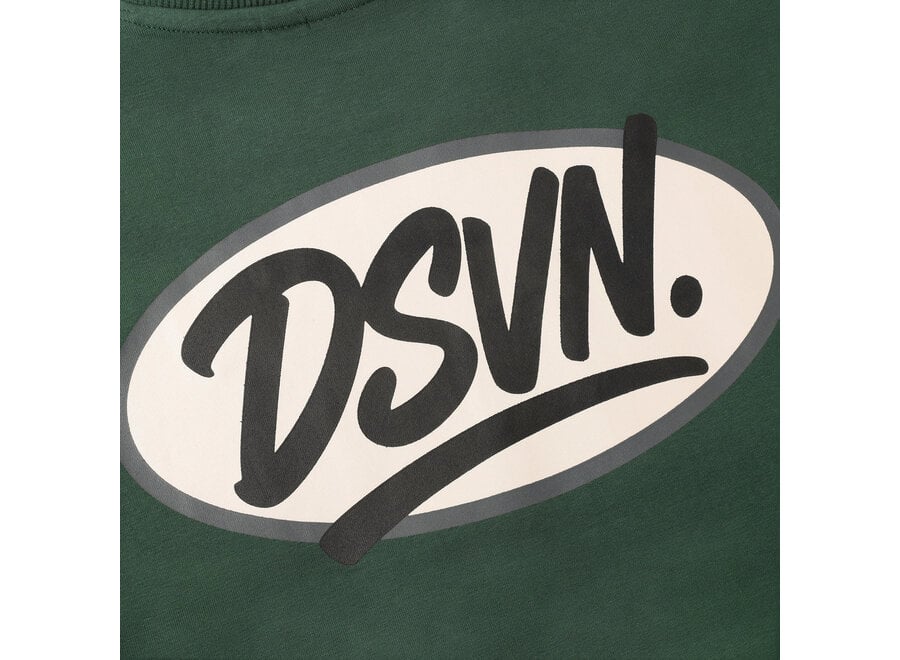 Oversized T-shirt Backprint - Jungle Green