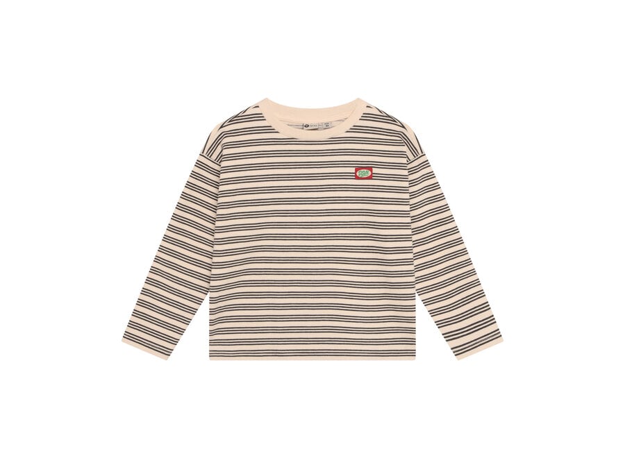 T-shirt Longsleeve Striped - Sandshell