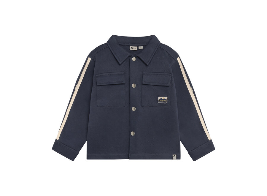 Shirt Jacket Backprint - Odyssey Gray