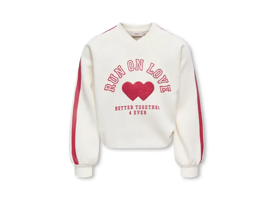 Trui Coletta L/S V-Neck - Tofu/Heart