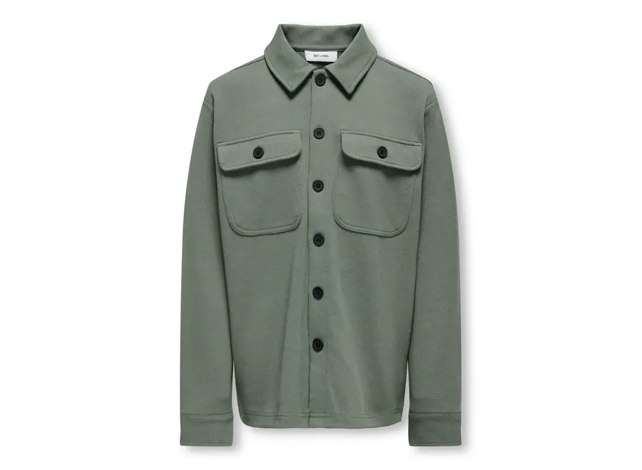 Blouse Kodyl overshirt - Castor Gray