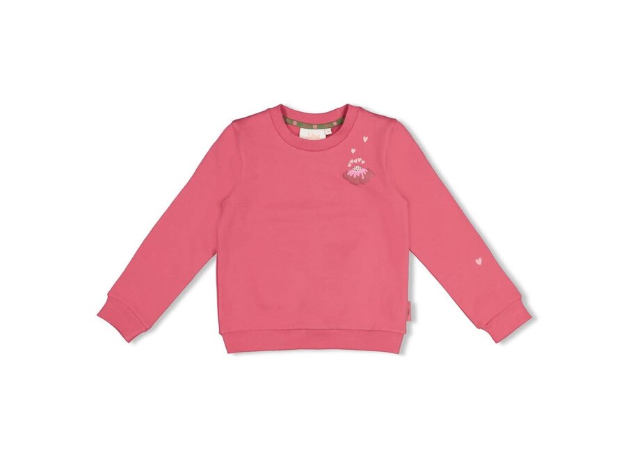 Sweater - Moon Flowers - Roze