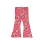 Flared broek AOP - Moon Flowers - Roze