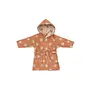 Badjas Badstof 1-2 jaar Jacquard Flower