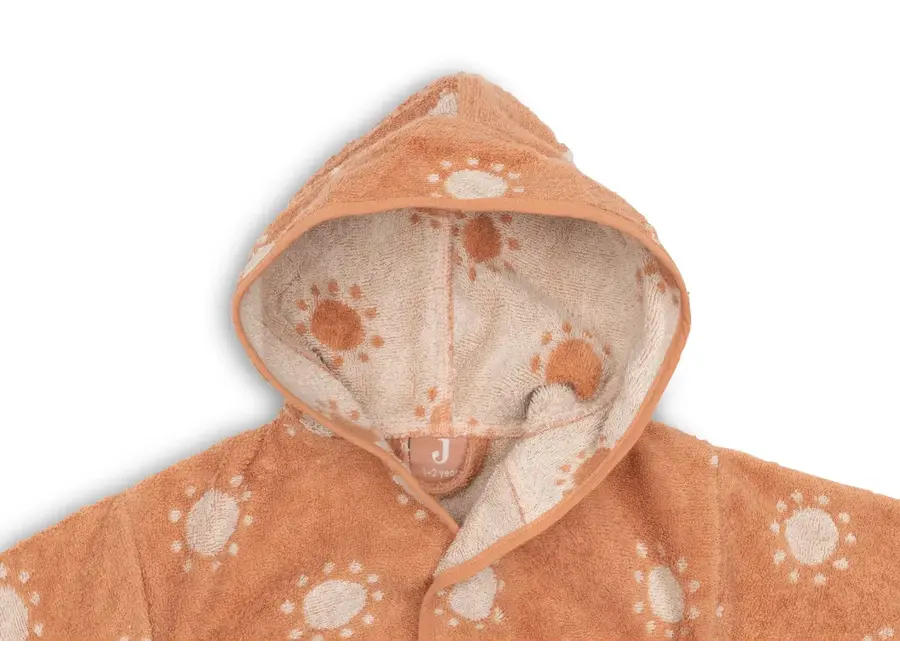 Badjas Badstof 1-2 jaar Jacquard Flower