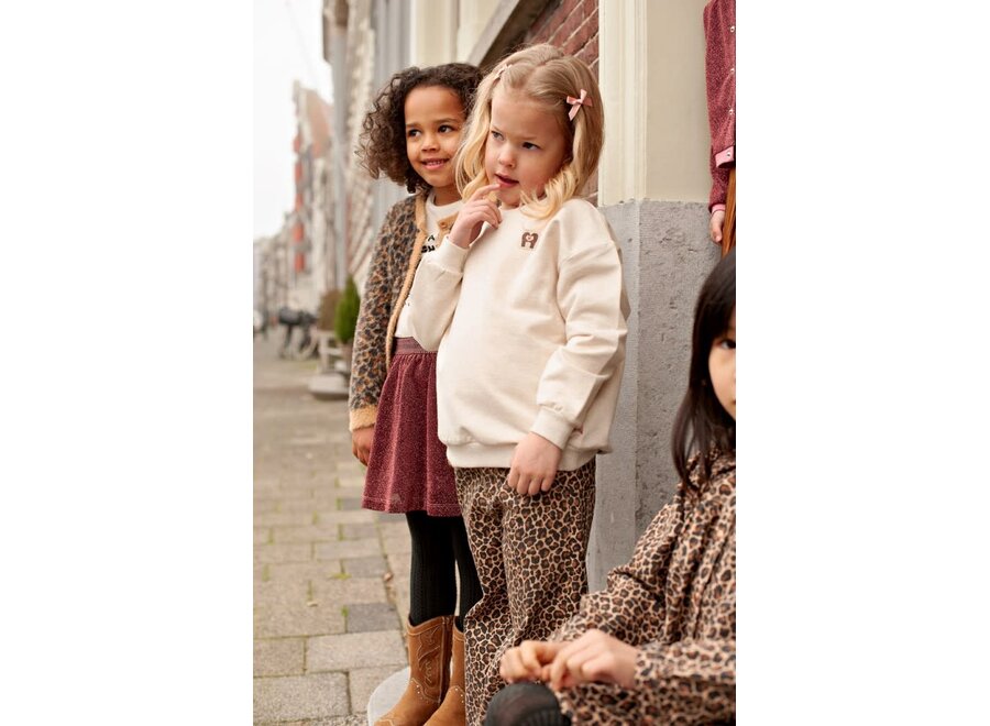 Jeans wide leg - City Chic - Zand