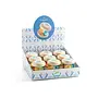 Houten rammelaar pastel kleur