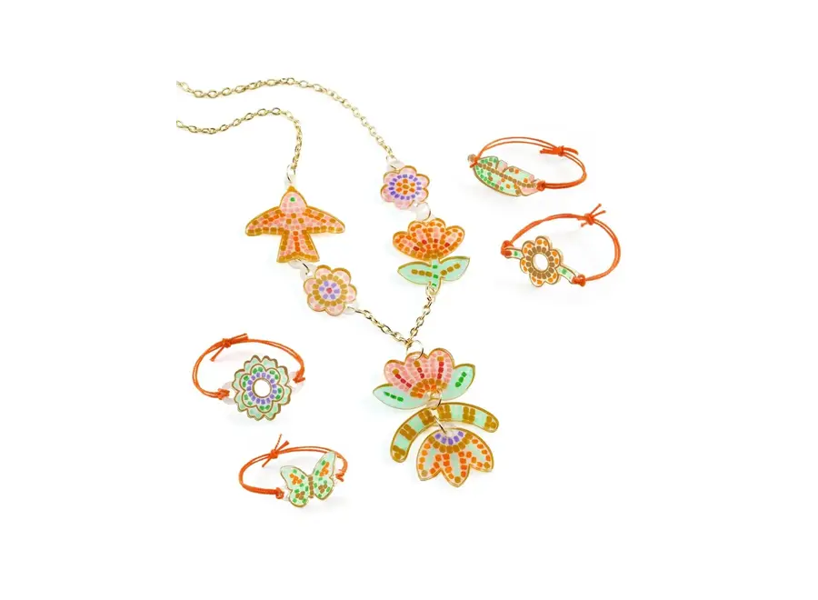DIY Veer en Lotus - Ketting en armbanden