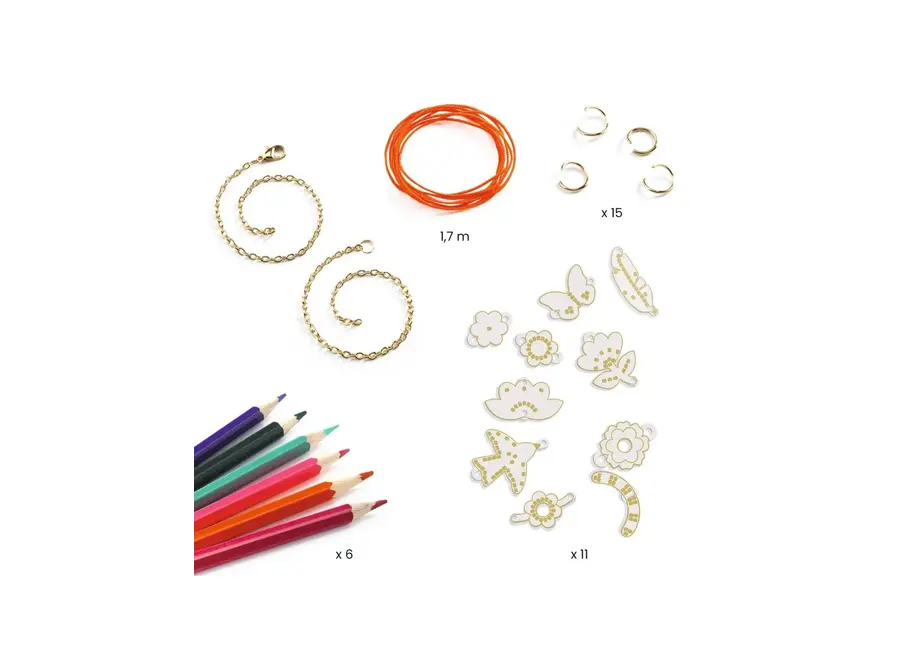 DIY Veer en Lotus - Ketting en armbanden