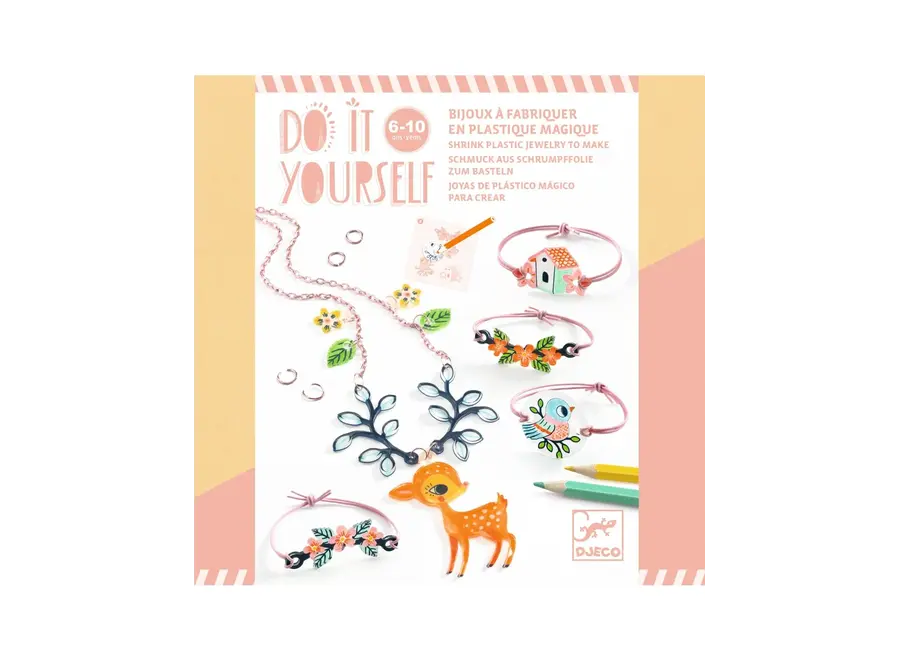 DIY Hertje en de vogel (ketting en armbanden)