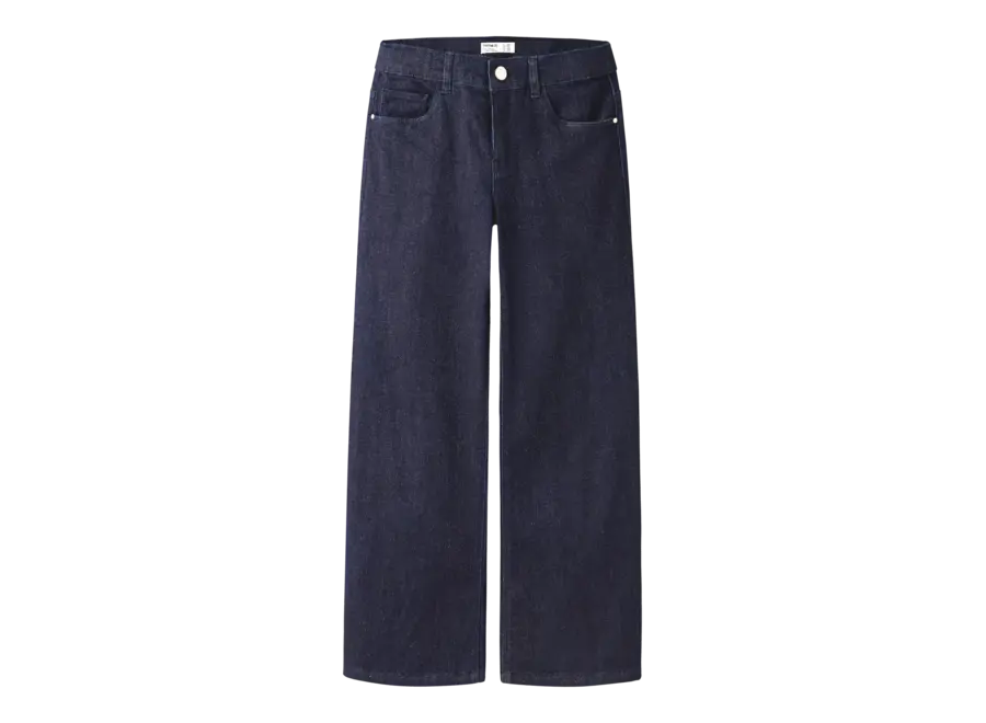 Jeans Rose Wide glitter Dark blue denim