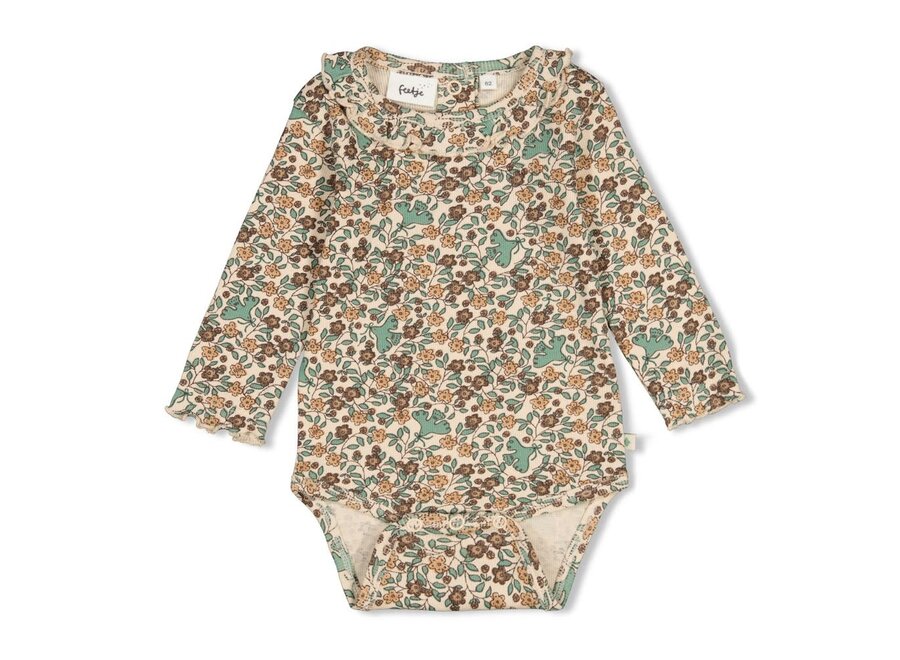 Romper rib AOP - Lucky Bloombird