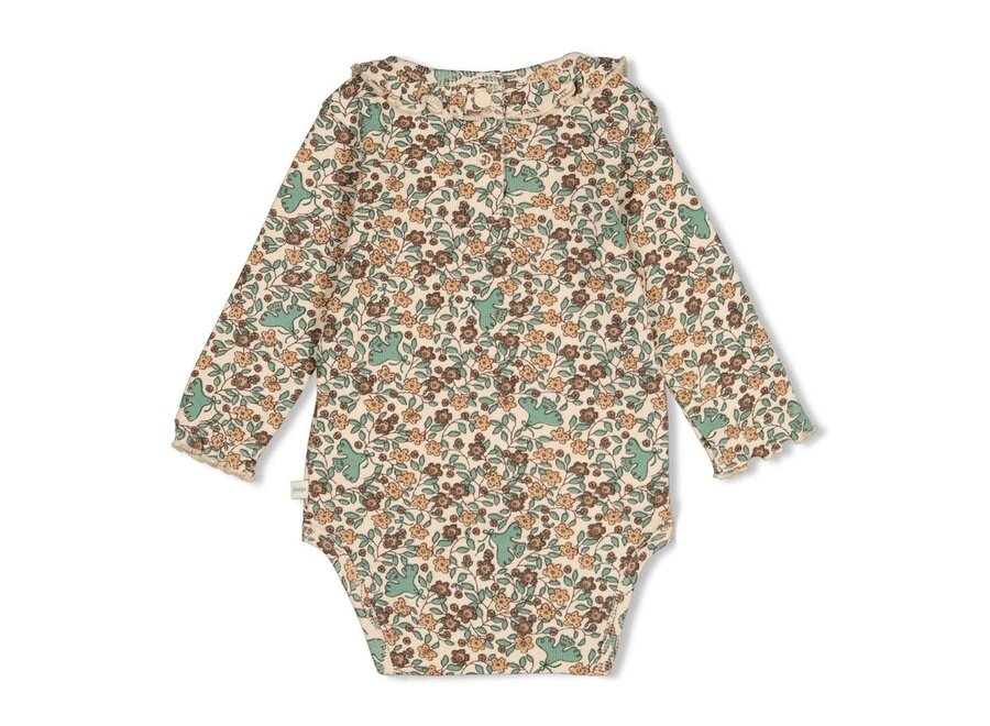 Romper rib AOP - Lucky Bloombird