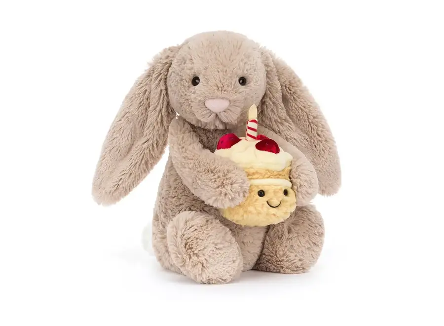 Bashful Beige Bunny 'Birthday'