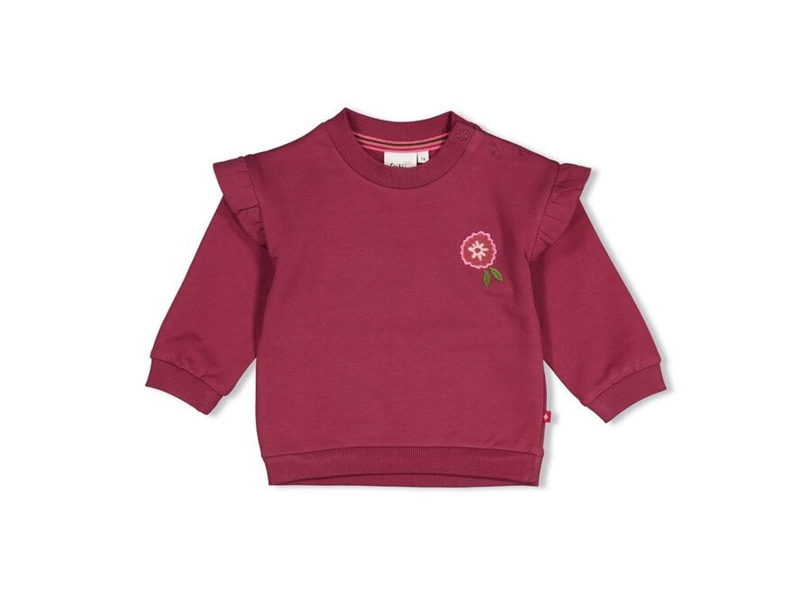 Sweater oversized - Moon Flowers Mauve