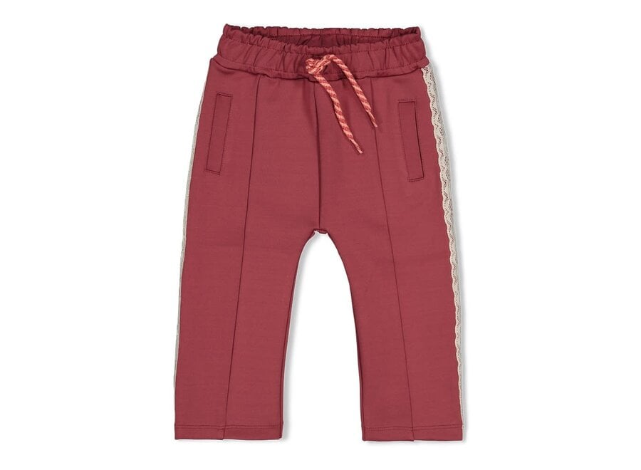 Sporty broek - Moon Flowers mauve