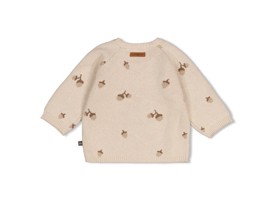 Vestje gebreid AO - The Knits Zand