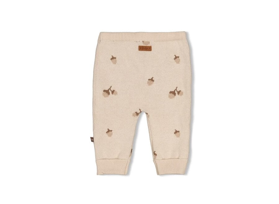 Broek gebreid AO - The Knits Zand