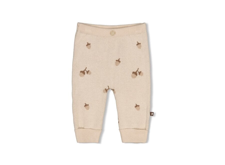 Broek gebreid AO - The Knits Zand