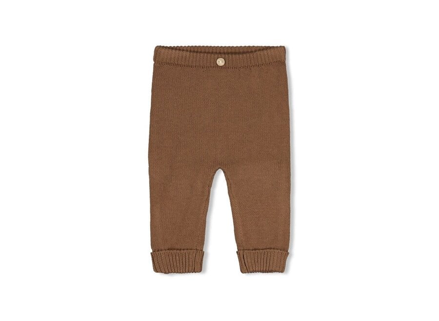 Broek gebreid - The Knits bruin