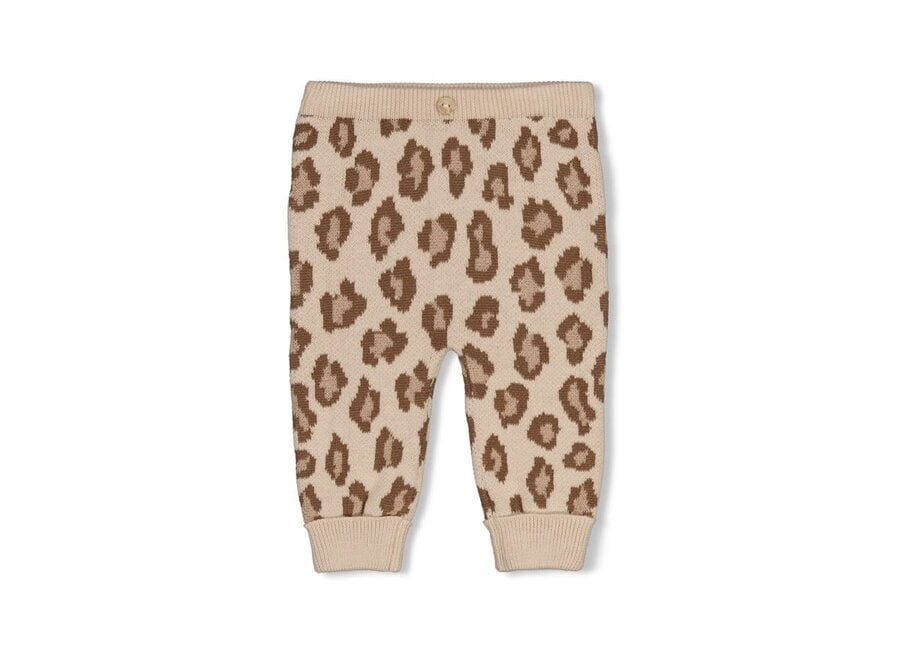 Broek gebreid AO - The Knits zand