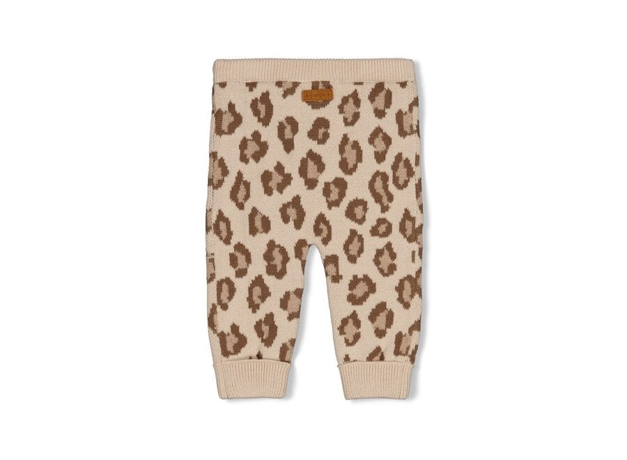 Broek gebreid AO - The Knits zand
