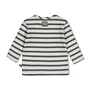 Longsleeve rib met streep - Beep Beep zeegroen