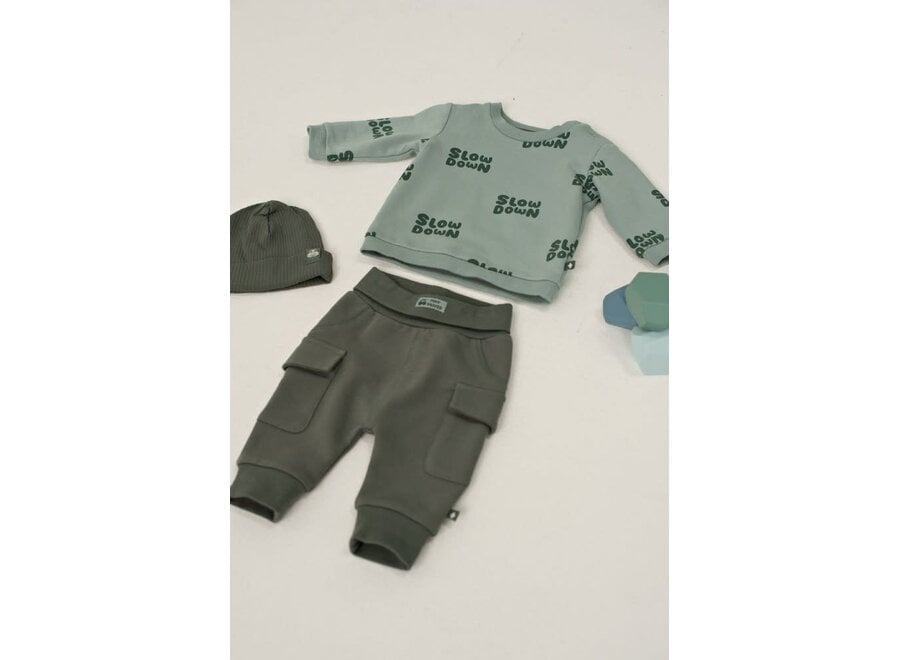 Broek - Beep Beep zeegroen