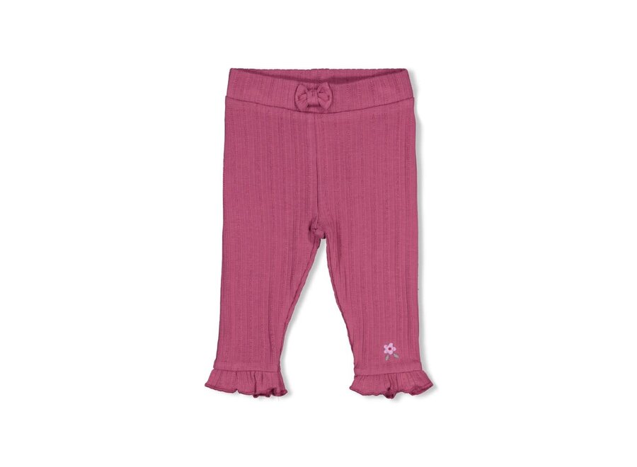 Legging rib - Afternoon Tea Berry