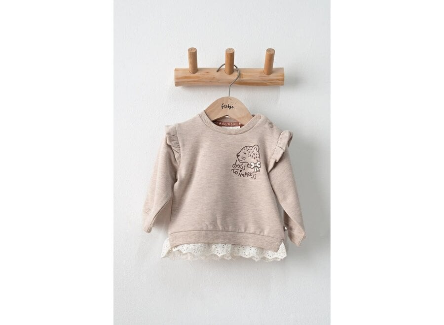 Sweater - Dress to Impress taupe melange