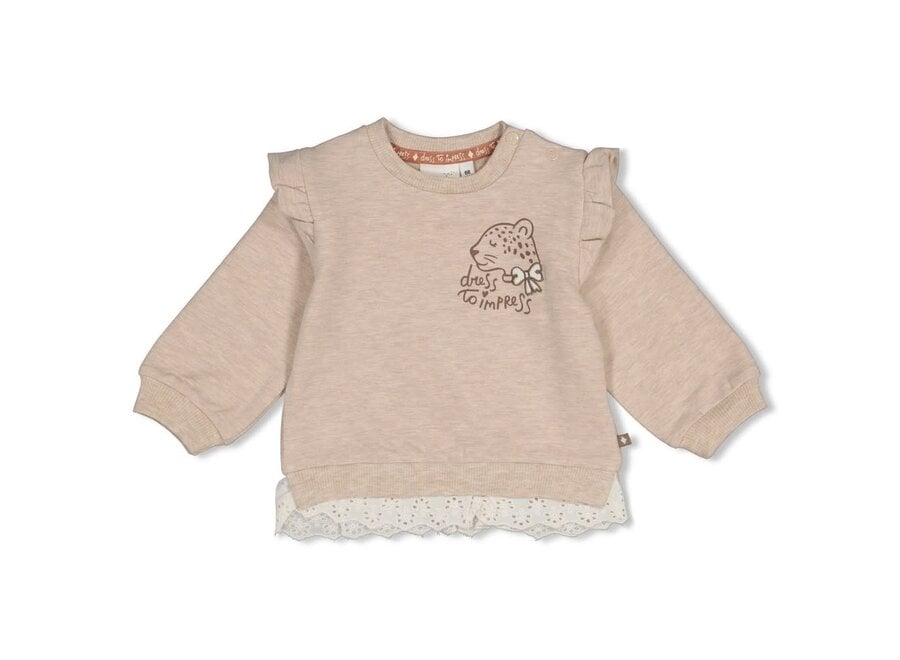 Sweater - Dress to Impress taupe melange