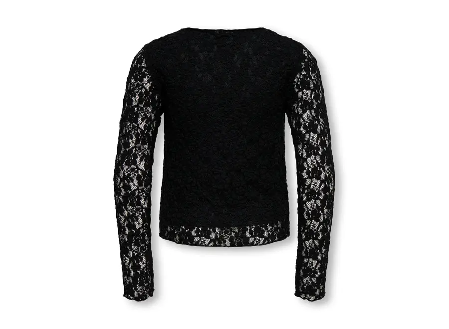 Top Leika lace NOOS - Black