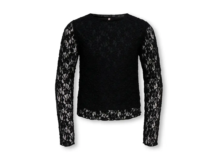 Top Leika lace NOOS - Black
