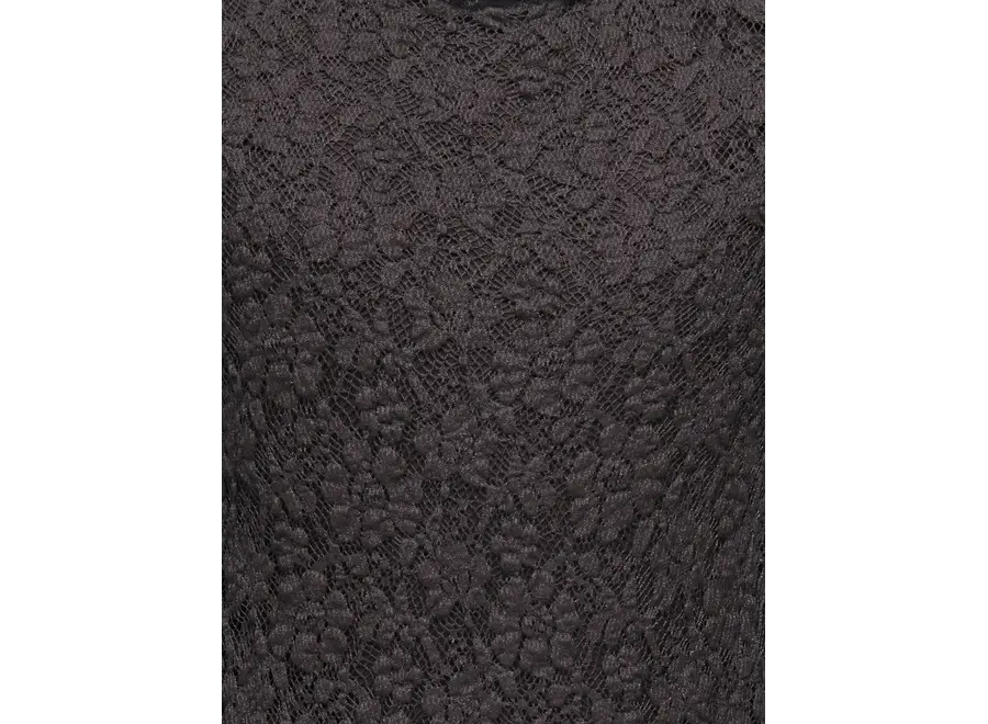 Top Leika lace top NOOS - Black coffee