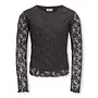 Top Leika lace top NOOS - Black coffee