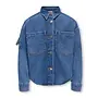 Maureen LS Fringe denim shirt