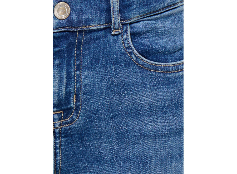 Jeans Madison HW Blush wide fold up