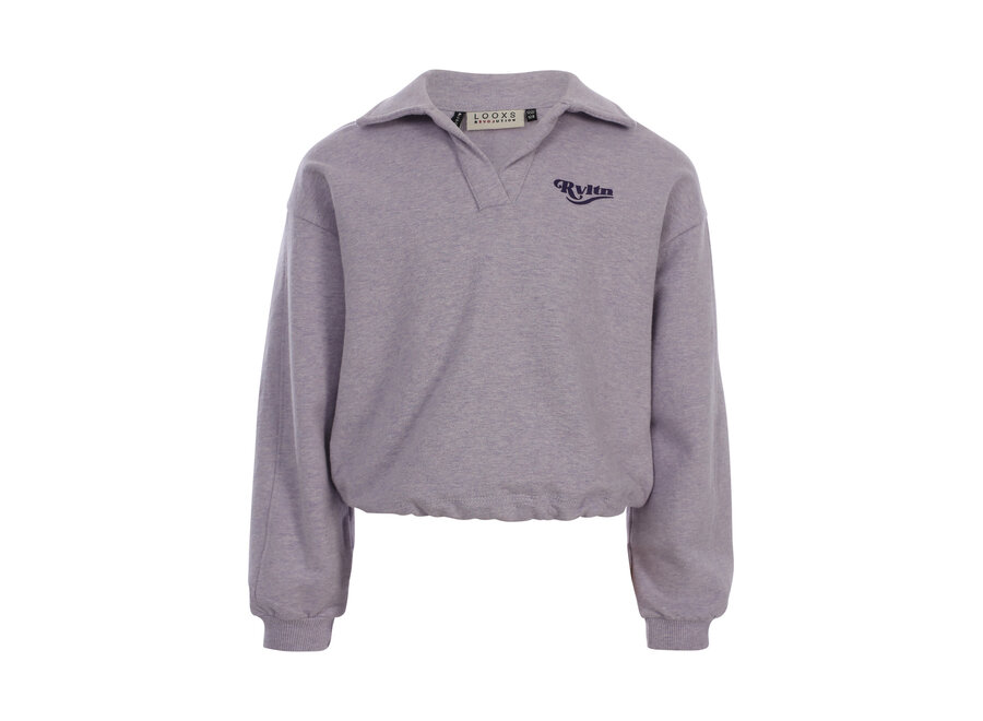 10sixteen polo sweater - Soft lilac