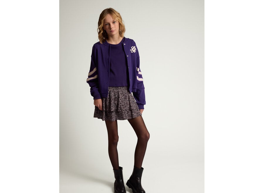 10sixteen Cardigan - Dark purple