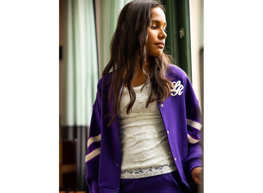 10sixteen Cardigan - Dark purple