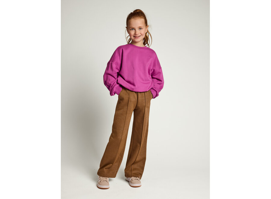 Little balloon sweater Dark violet