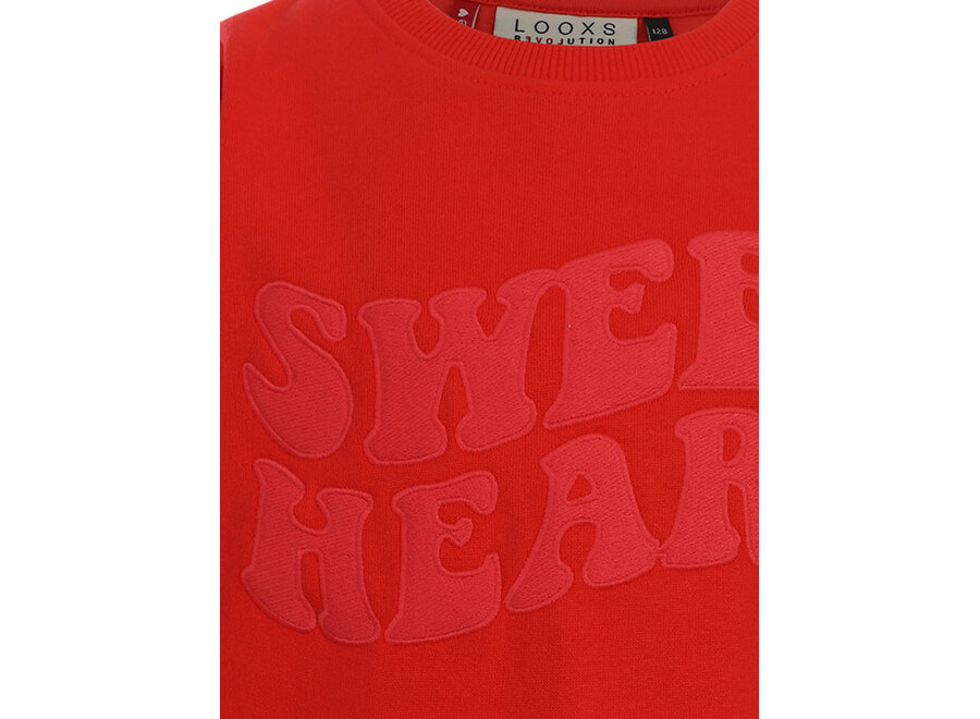 Little SOFT sweater Chilli red