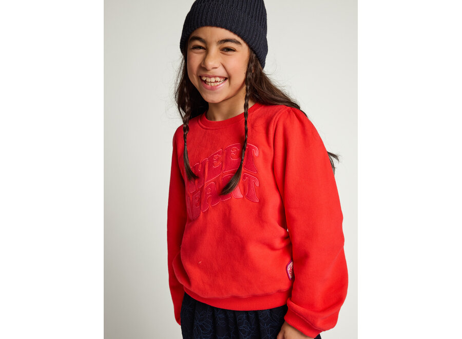 Little SOFT sweater Chilli red