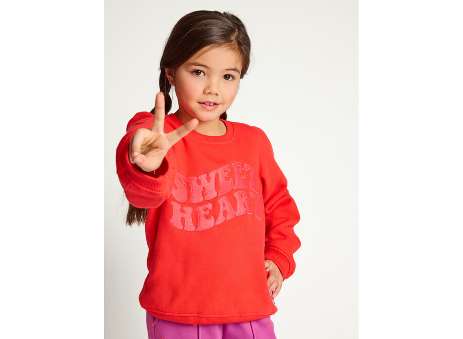 Little SOFT sweater Chilli red