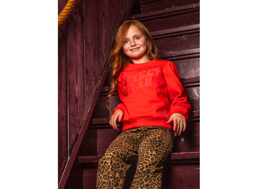 Little SOFT sweater Chilli red