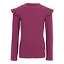 Little heart rib t-shirt Violet heart