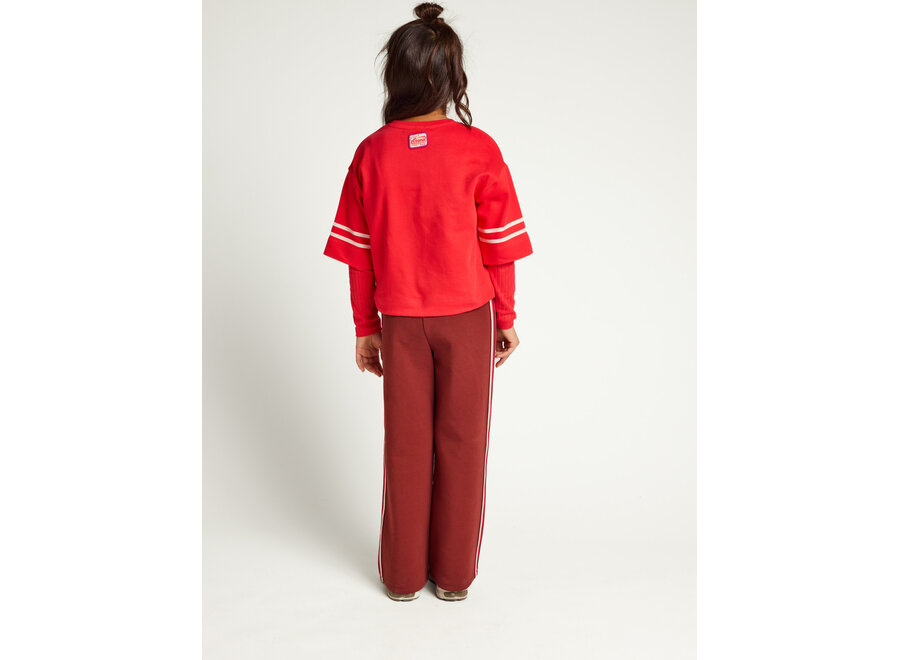 Little interlock T-shirt Chilli red