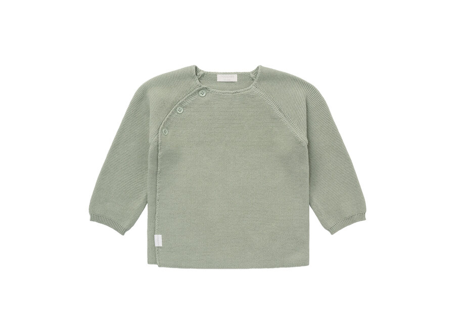 U Cardigan Knit ls Pino Iceberg Green