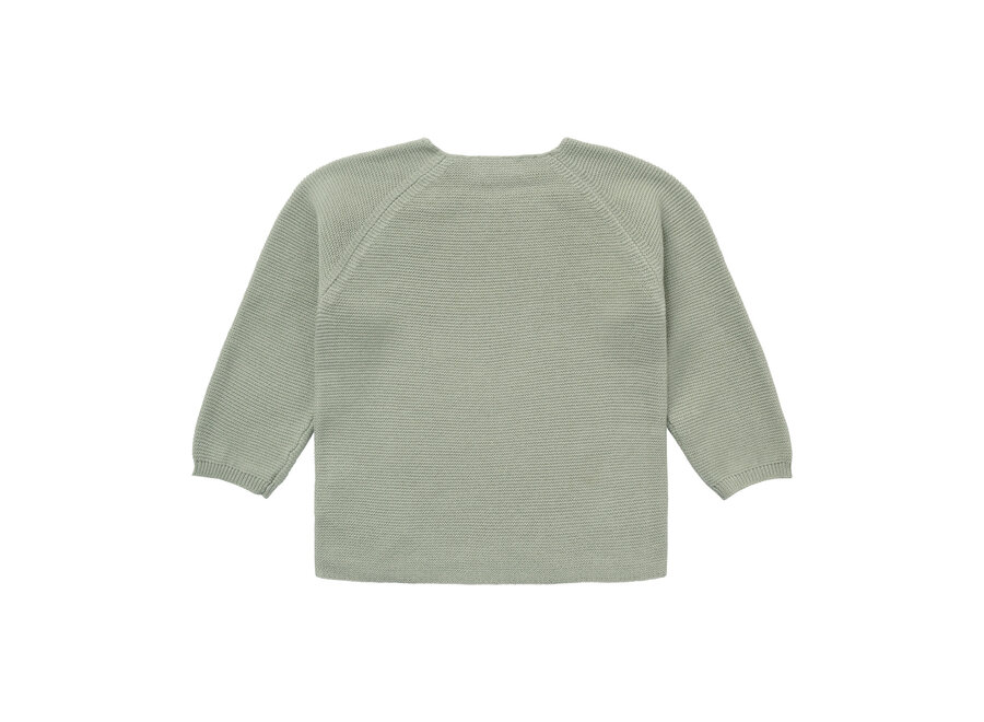 U Cardigan Knit ls Pino Iceberg Green